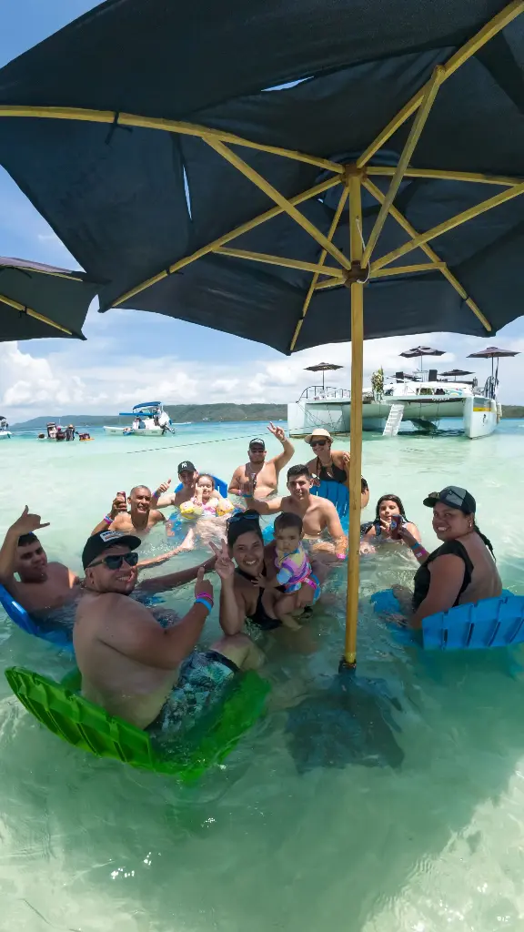 Campamento de playa