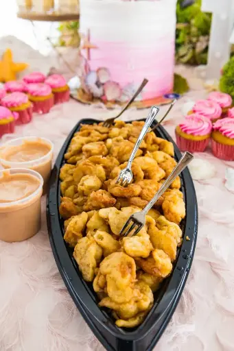 Camarones rebosados (1 bandeja)